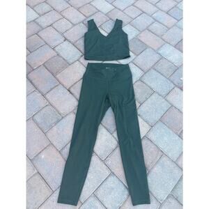 Old Navy Cloud Comfy Green Athletic Set Women Sz Small